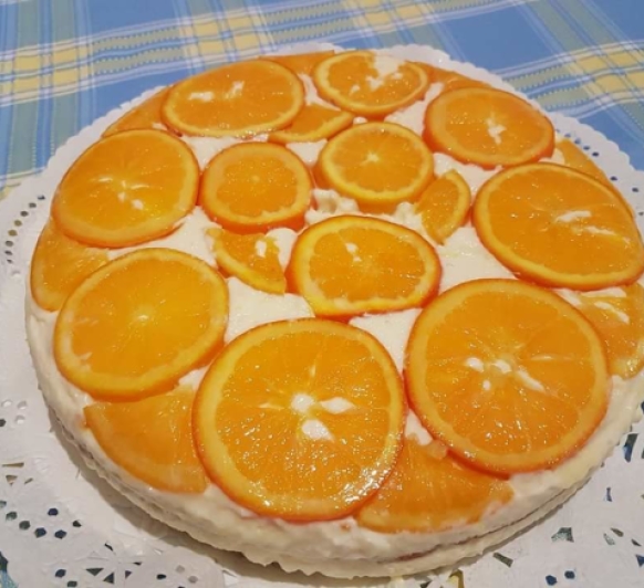 Tarta de naranja