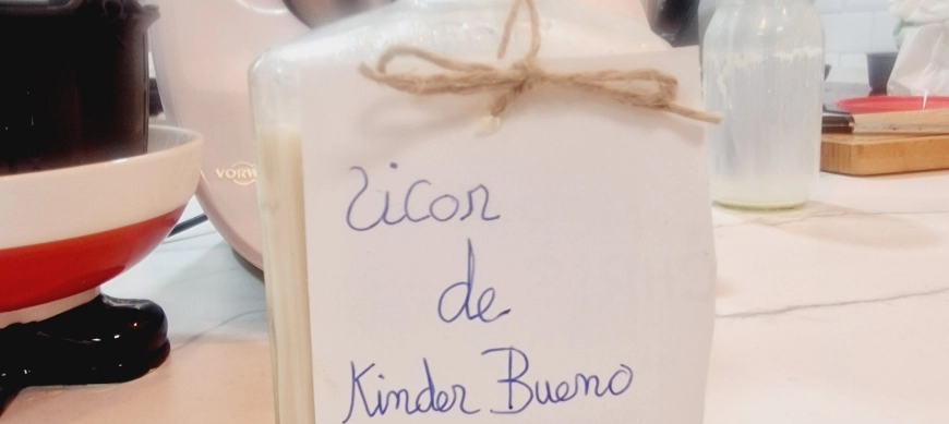 LICOR DE KINDER BUENO CON THERMOMIX