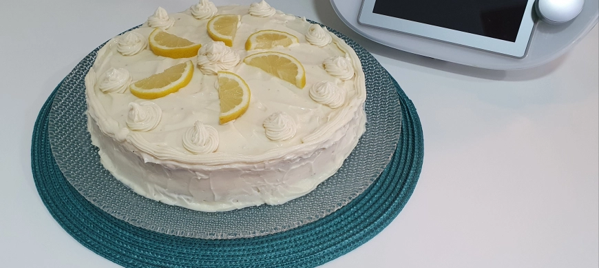 TARTA JUGOSA DE LIMÓN CON THERMOMIX
