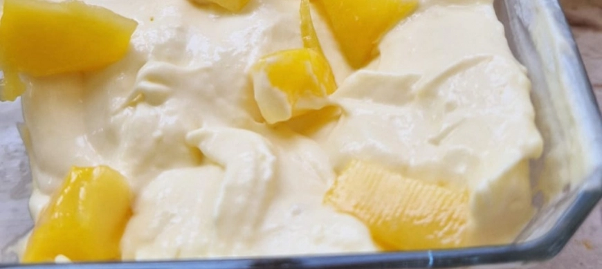 Helado casero con thermomix: Helado de mango con marcaspone
