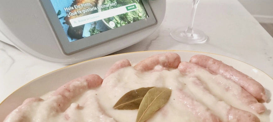 Salchichas al vino con thermomix