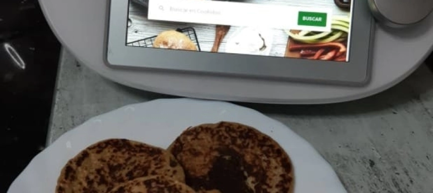 Panqueques de avena y plátano