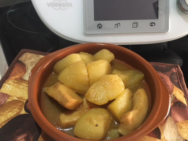 Patatas con choco con Thermomix®