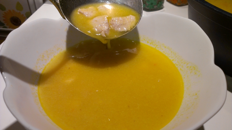 SOPA DE AVE CON Thermomix®