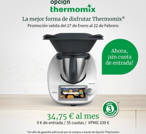 THERMOMIX TM6 POR 34,75€ AL MES