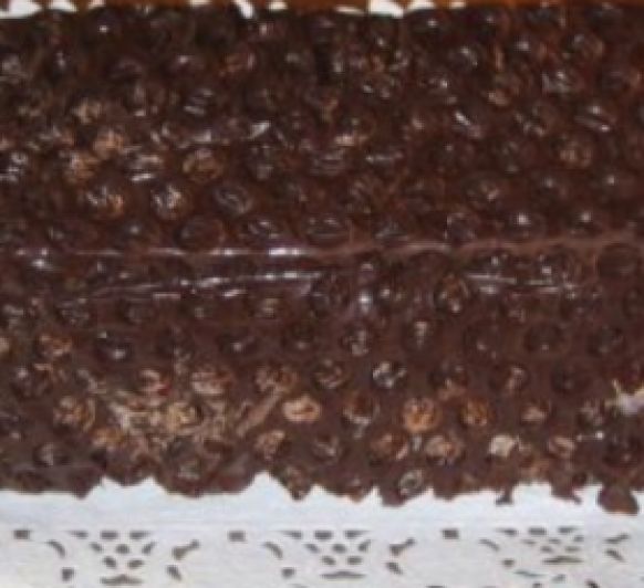 Lingote con frutos secos,pasas y guindas