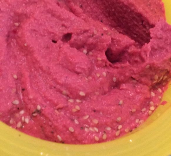 Humus de remolacha
