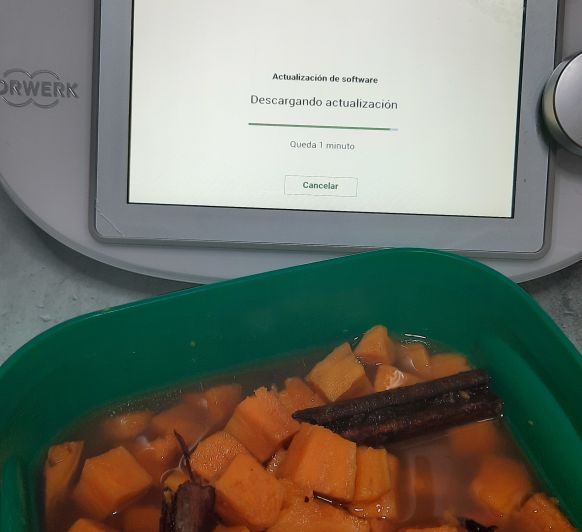 Boniatos en almíbar con Thermomix®