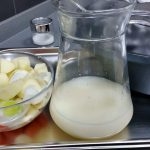 MENÚ:SOPA DE ZANAHORIA Y PATATAS, BROCHETA DE RAPE Y MANZANA AL VAPOR CON Thermomix®