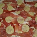 CELÍACOS - PIZZA GORGONZOLA, JAMON Y PATATA SIN GLUTEN CON Thermomix®