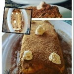 Pastel de turrón y chocolate con Thermomix® .