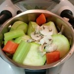 CREMA DE VERDURAS Y PECHUGA DE POLLO CON Thermomix®