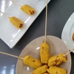 CELÍACOS - CORN DOGS - PINCHO DE SALCHICHA EMPANADA CON Thermomix®