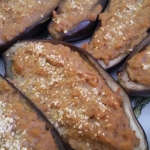 BERENJENAS RELLLENAS DE DIETA CON Thermomix®