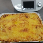 LASAÑA DE ALCACHOFAS Y CEBOLLA CON Thermomix®
